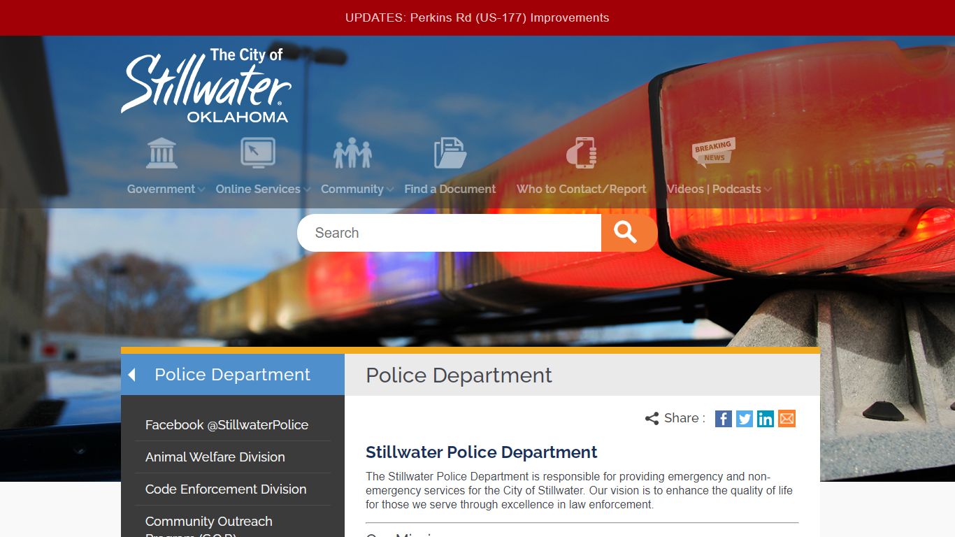 Police Department - Stillwater